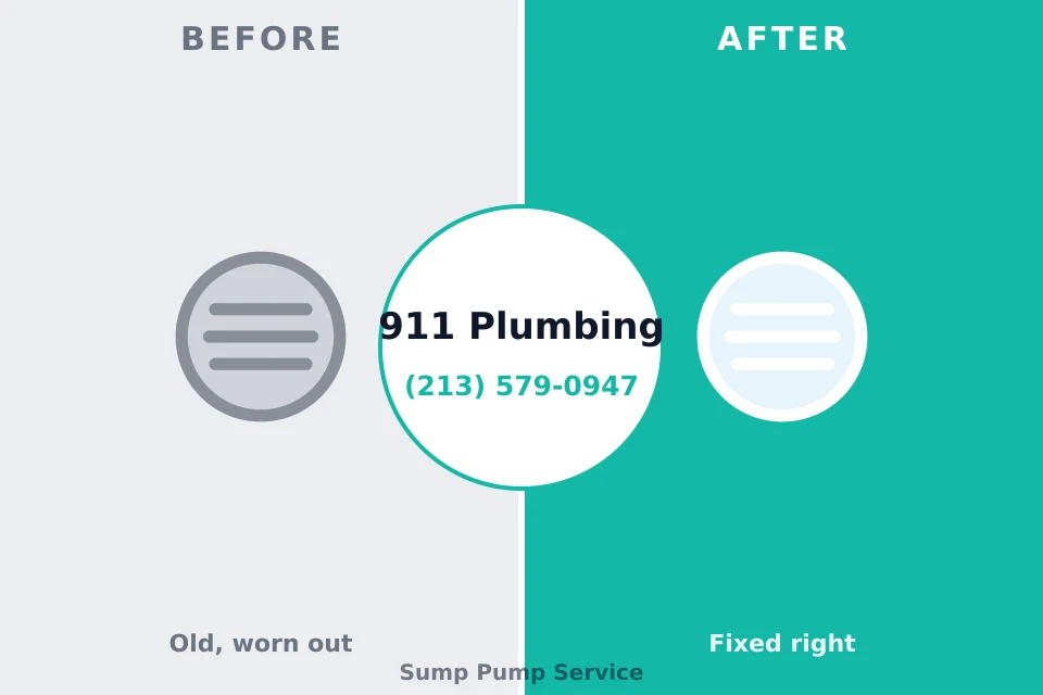 Before and after: plumbing company North Alamo, TX